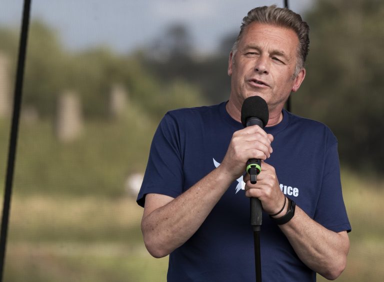 Chris Packham closing the day's proceedings