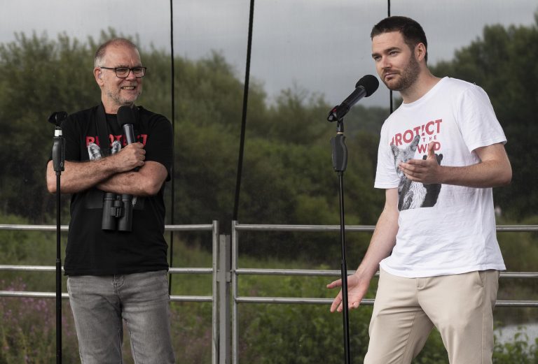 Rob Pownall and Charlie Moores from Protect the Wild