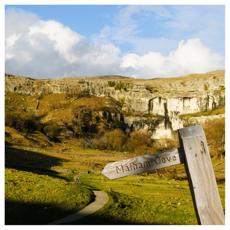 A landscape image of Malham Cove