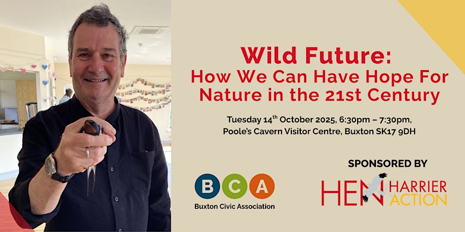 Author Mark Cocker talk on behalf of the Buxton Civic Association