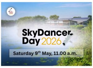 Skydancer Day 2026 logo with Attenborough Nature Reserve background